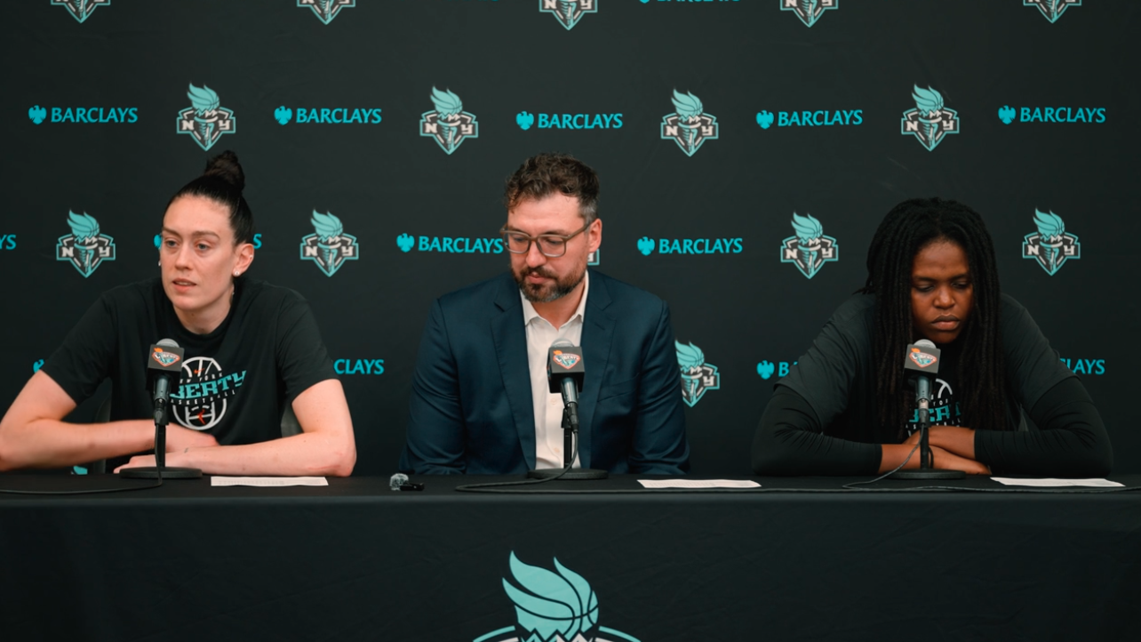 Breanna Stewart, Jonquel Jones, & Coach Chris DeMarco | Post Game Press Conference | May 25, 2026